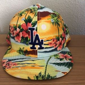 Dodgers Hawaiian hat